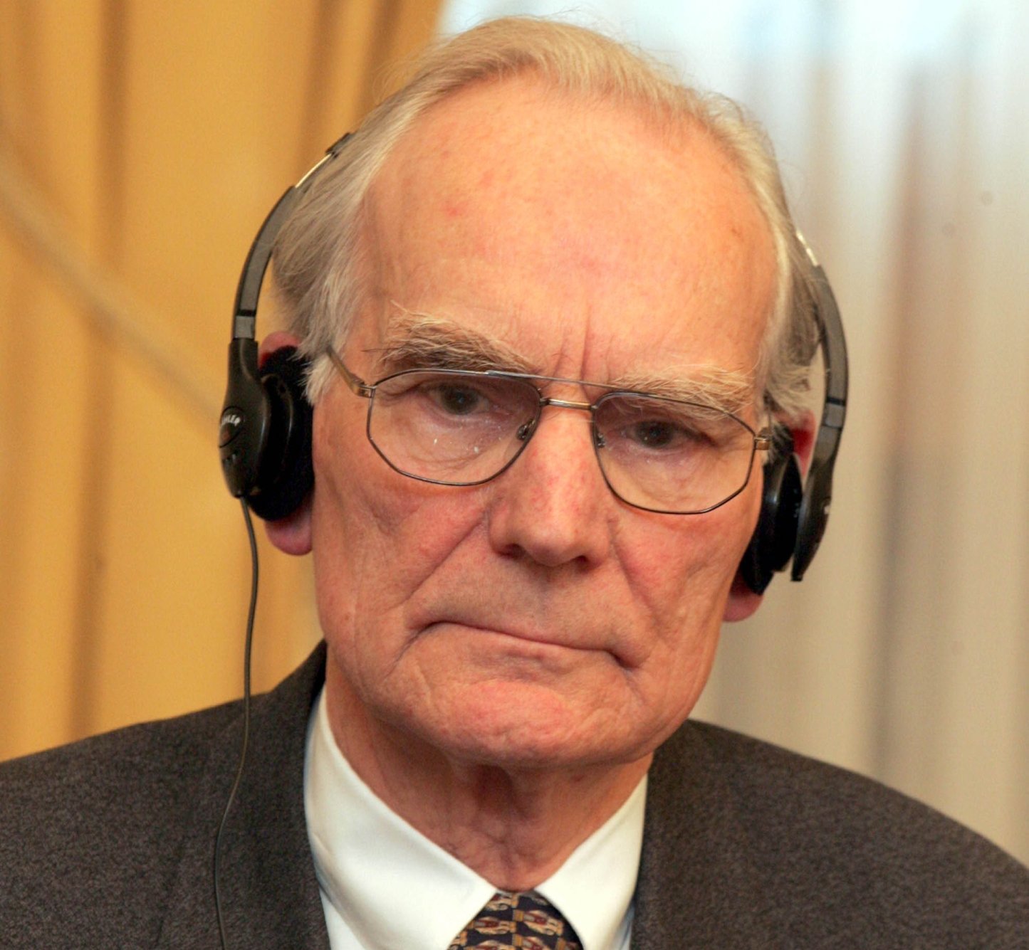 Wilhelm Hoeynck of Germany at the first meeting of the OSCE Panel of Eminent Persons at Brdo pri Kranju, 17 February 2005.