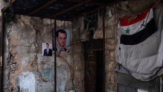 Assad Posters on Walls