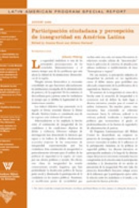 Participación ciudadana y percepción de inseguridad en América Latina