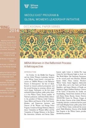 MENA Women in the Reformist Process: A Retrospective (Spring 2014)