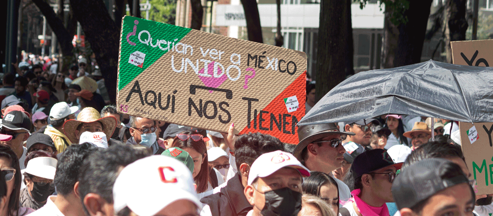 Protest in Mexico City