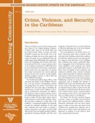 Crime, Violence, and Security in the Caribbean