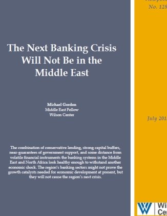 The Next Banking Crisis Will Not Be in the Middle East
