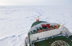 Icebreaker in Polar waters picture